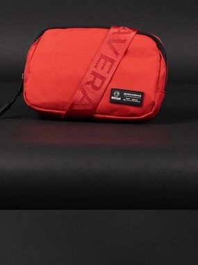 WOLFpak Elite Red Crossbody Bag with Bold Strap